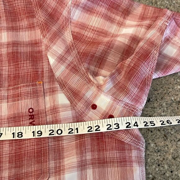 ORVIS Plaid Short Sleeve Button Down Shirt - Picture 12 of 13